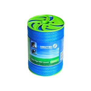 POLY TAPE WHITE 12mm MIX 5 200m