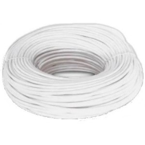 Cable 6 Core White Solid Security 100m Roll Paradox