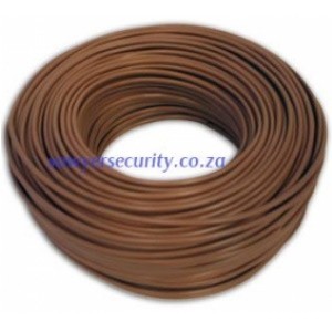 Cable 6 Core Brown Solid Security 100m Roll Paradox