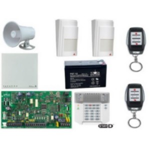 Paradox MG5050 Wireless Alarm Kit with REM15 Remote and K32 LED Keypad
