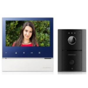 Commax Hands Free Video Touch Button Intercom Kit - 7 Inch - CDV-70H/DRC-4L