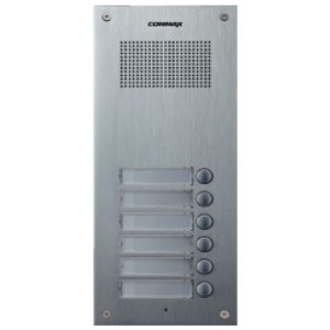 Commax 6 Button Apartment Entry Station - DR-6UM