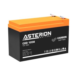 Asterion Carbon Series Lead Acid Battery 12v 8ah